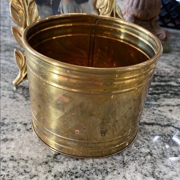 Hosley Int’l Other - Vintage Hosley Intl. Brass Planter!